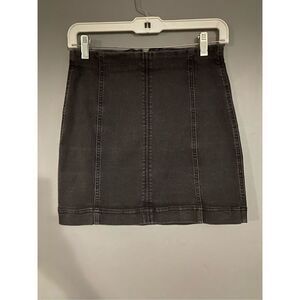 Tinseltown Black Mini Denim Skirt Size 5